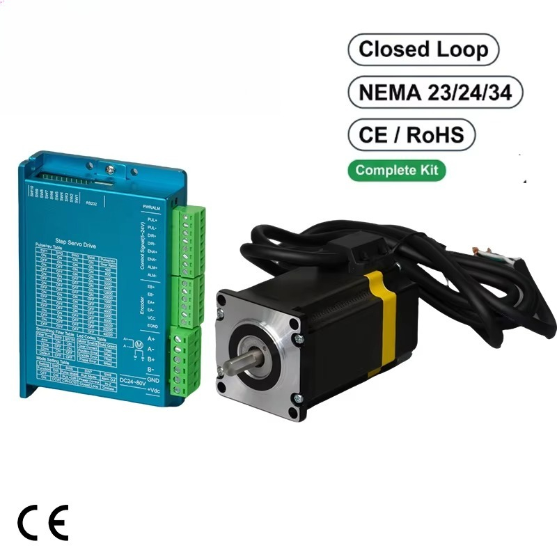 Nema 23 Closed Loop Stepper Motor Driver Kit - Nema 23 24 34 Kapalı Döngüli