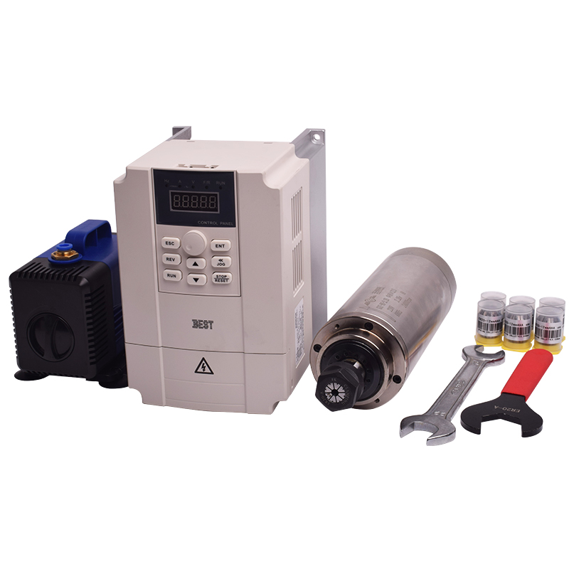 Uygun Fiyatlı, Yüksek Hızlı GD - 2.2Kw Water Cooled Spindle Kit Vfd incelemesi ve fiyatı
