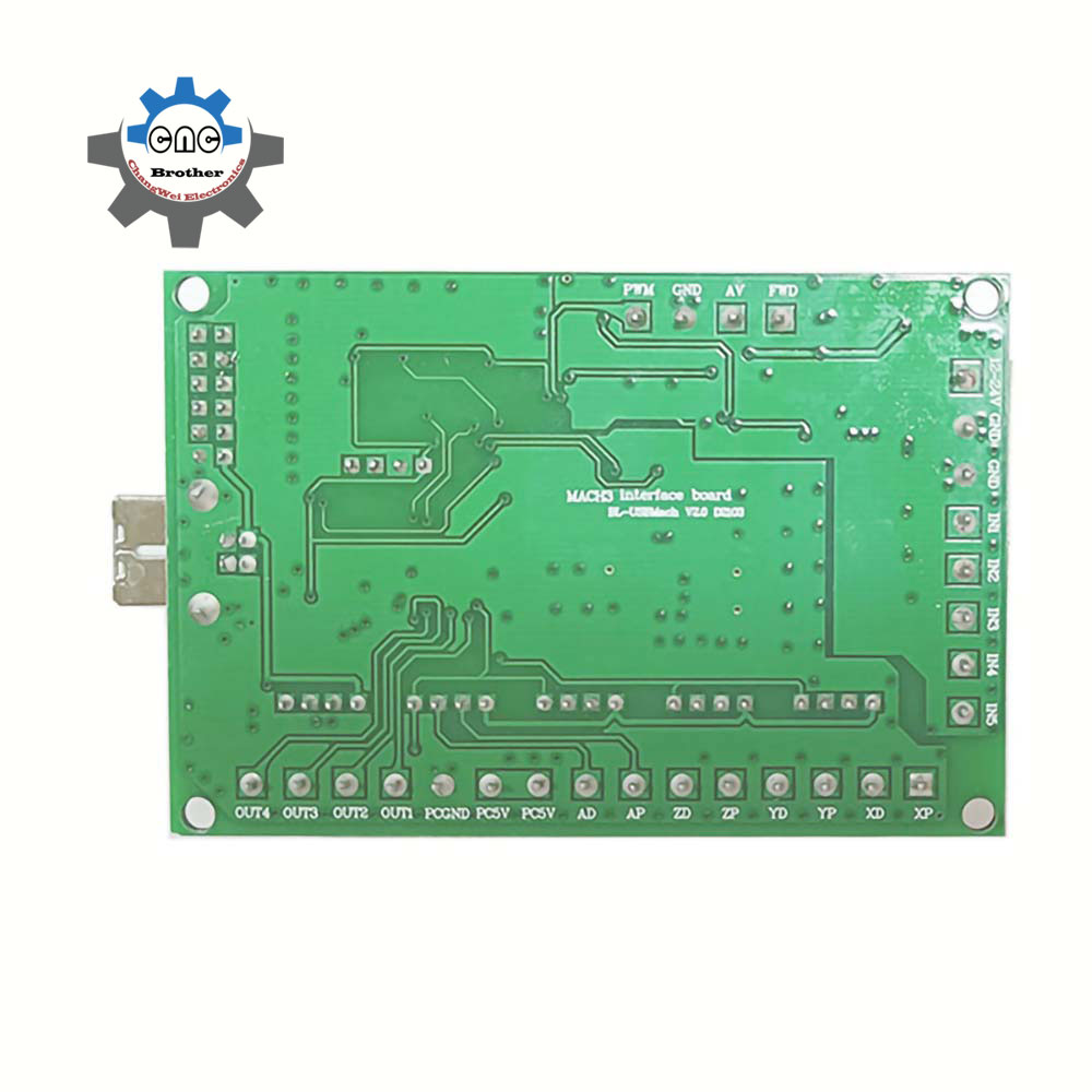 Mach3 Arayüz Kartı CNC 5 Eksen - 5 Axis Cnc Breakout Board Interface Mach3 incelemesi ve fiyatı